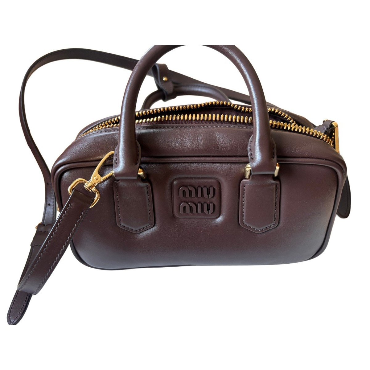 Arcadie leather handbag