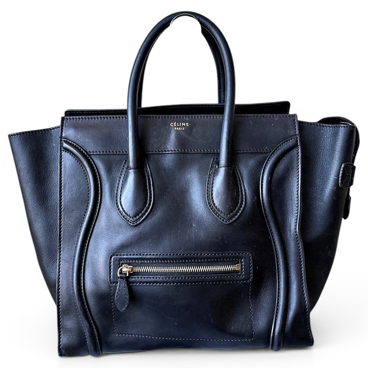 Luggage leather handbag