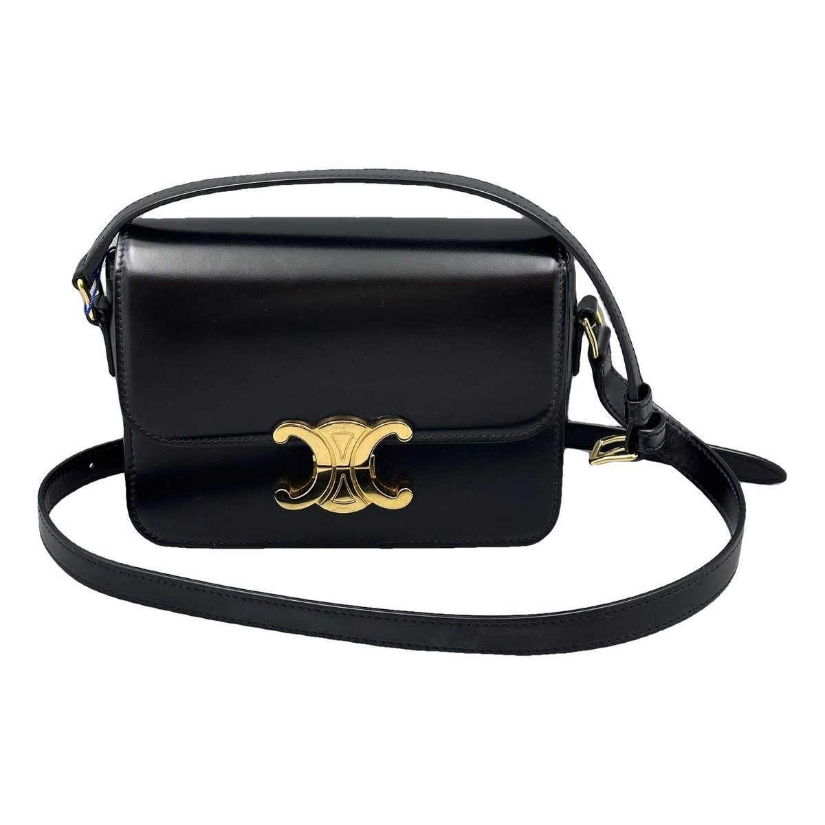 Triomphe leather handbag