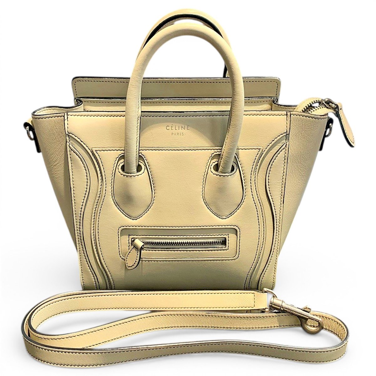 Nano Luggage leather handbag