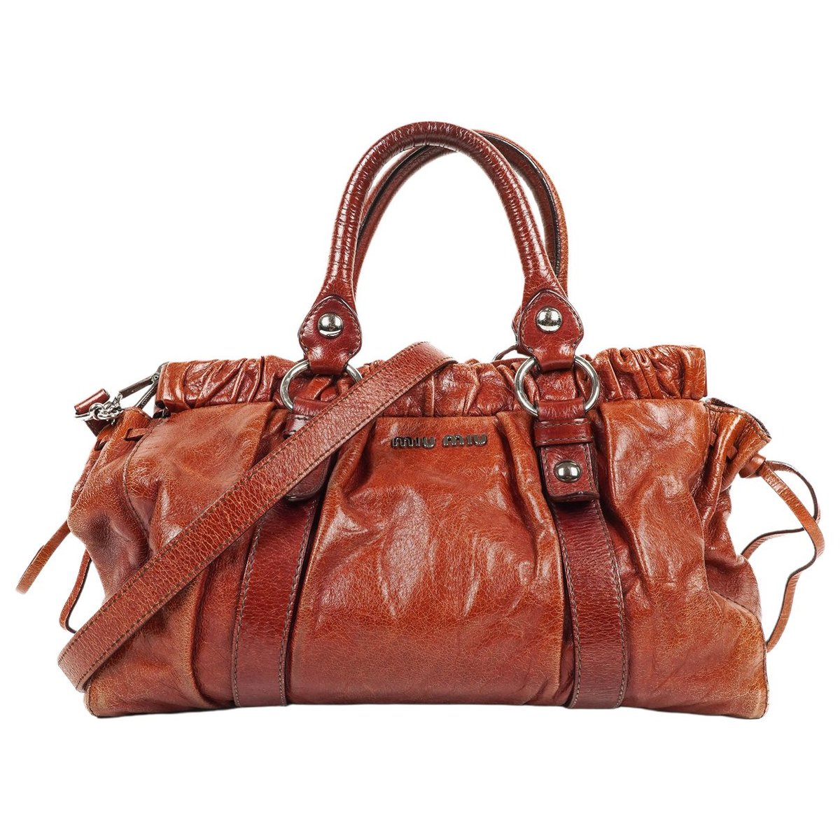 Vitello leather handbag