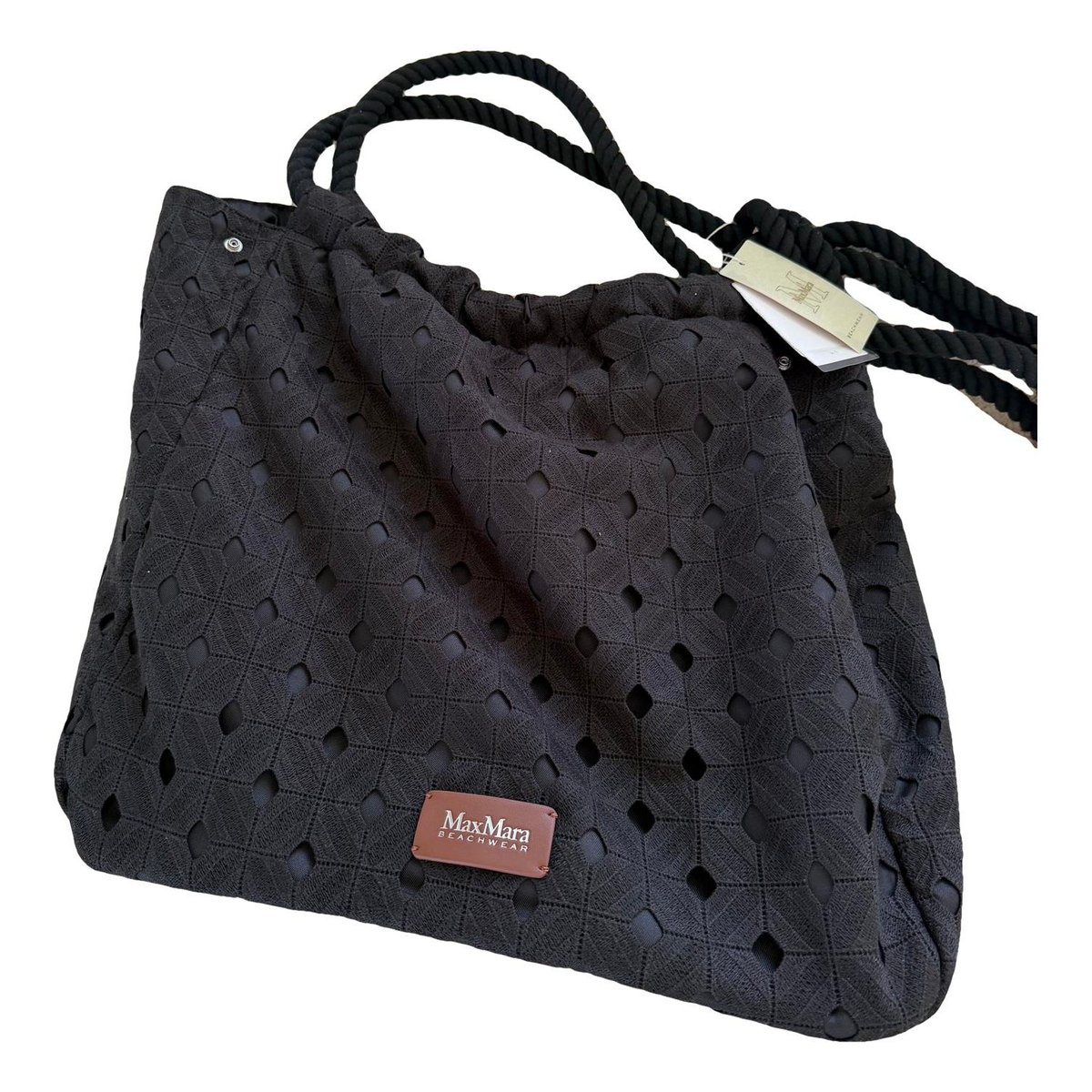 Leather travel bag