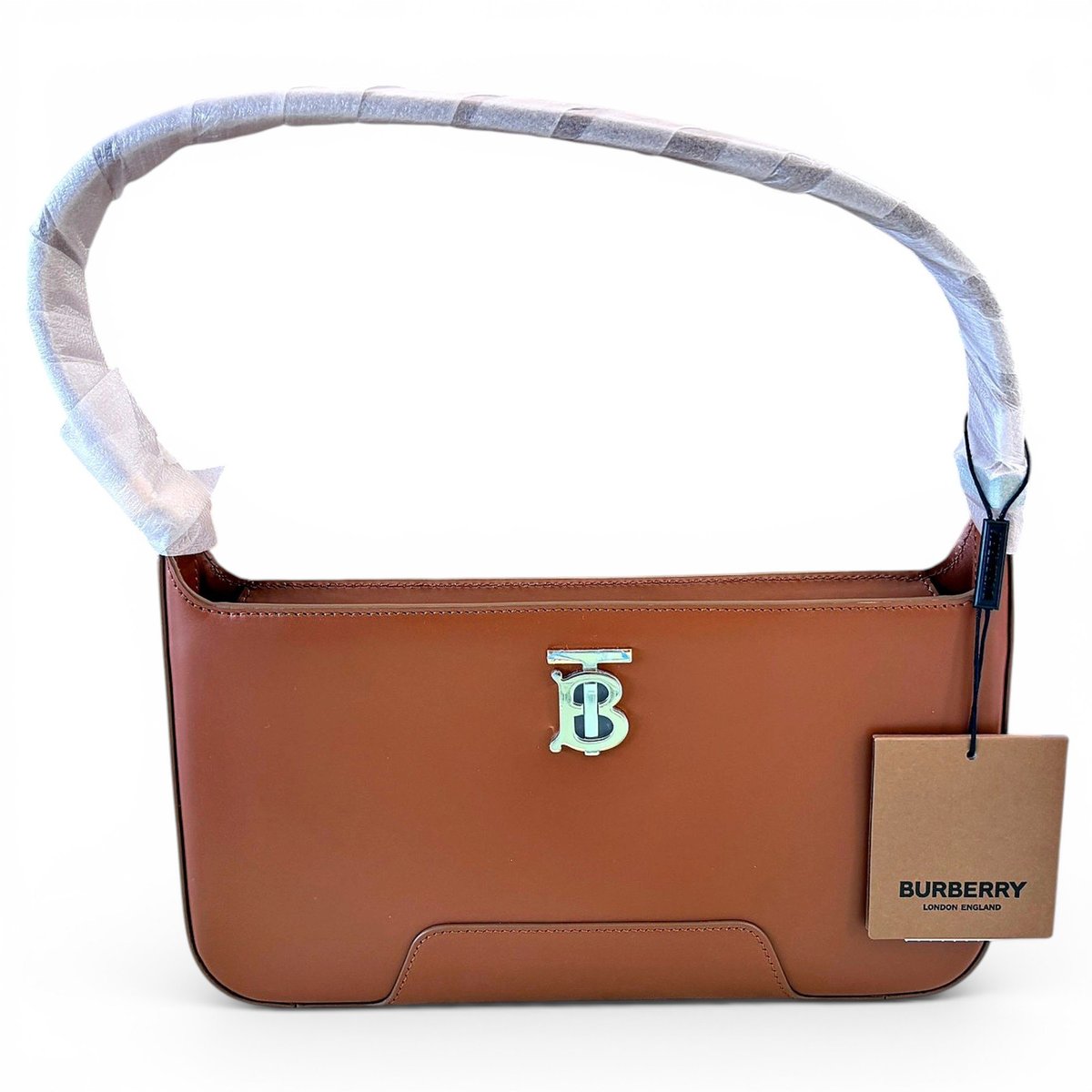 TB leather handbag