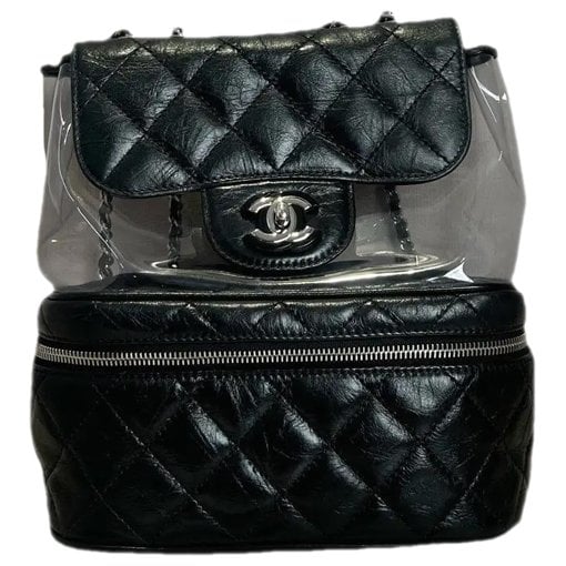 Trendy CC Vanity leather handbag