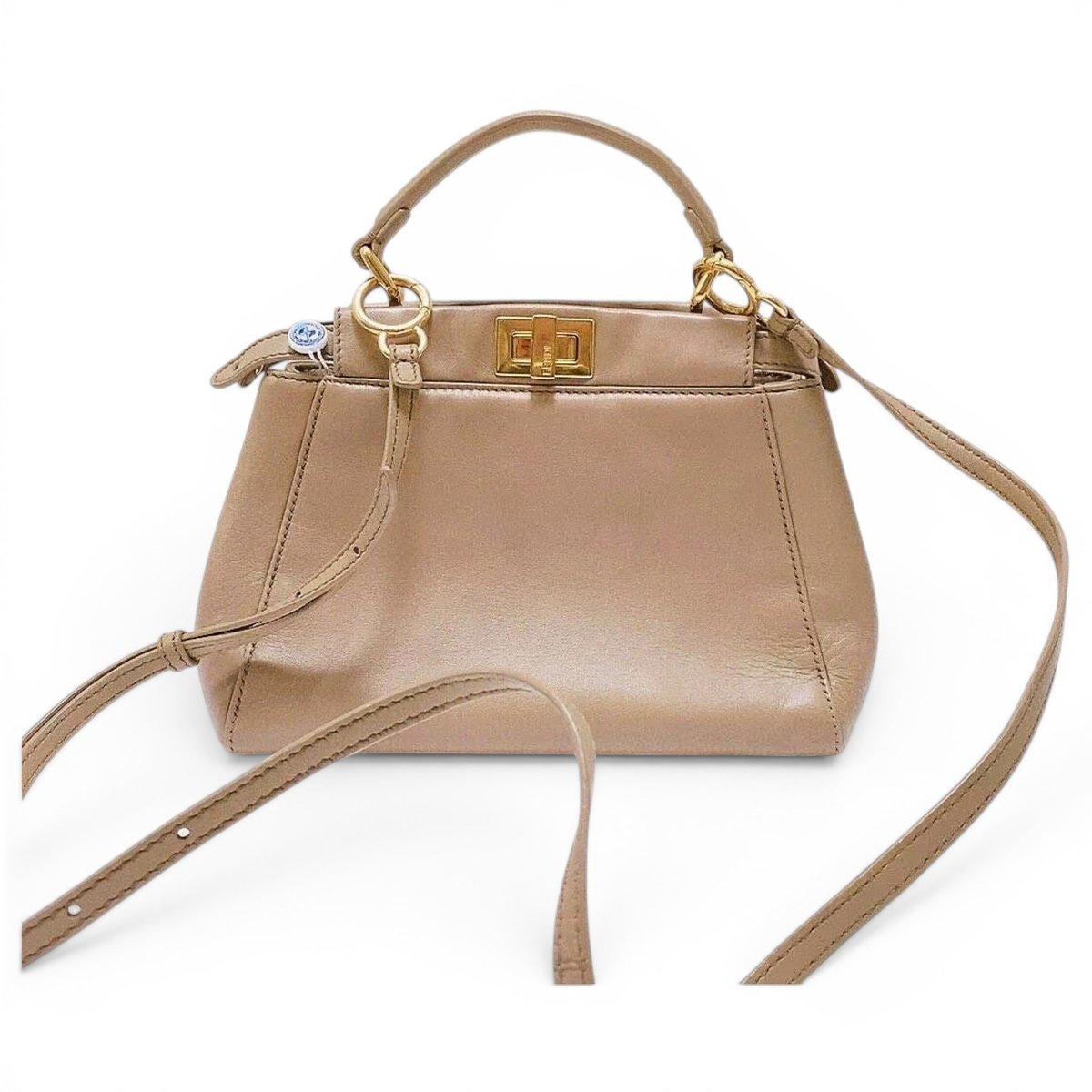 Peekaboo leather crossbody bag