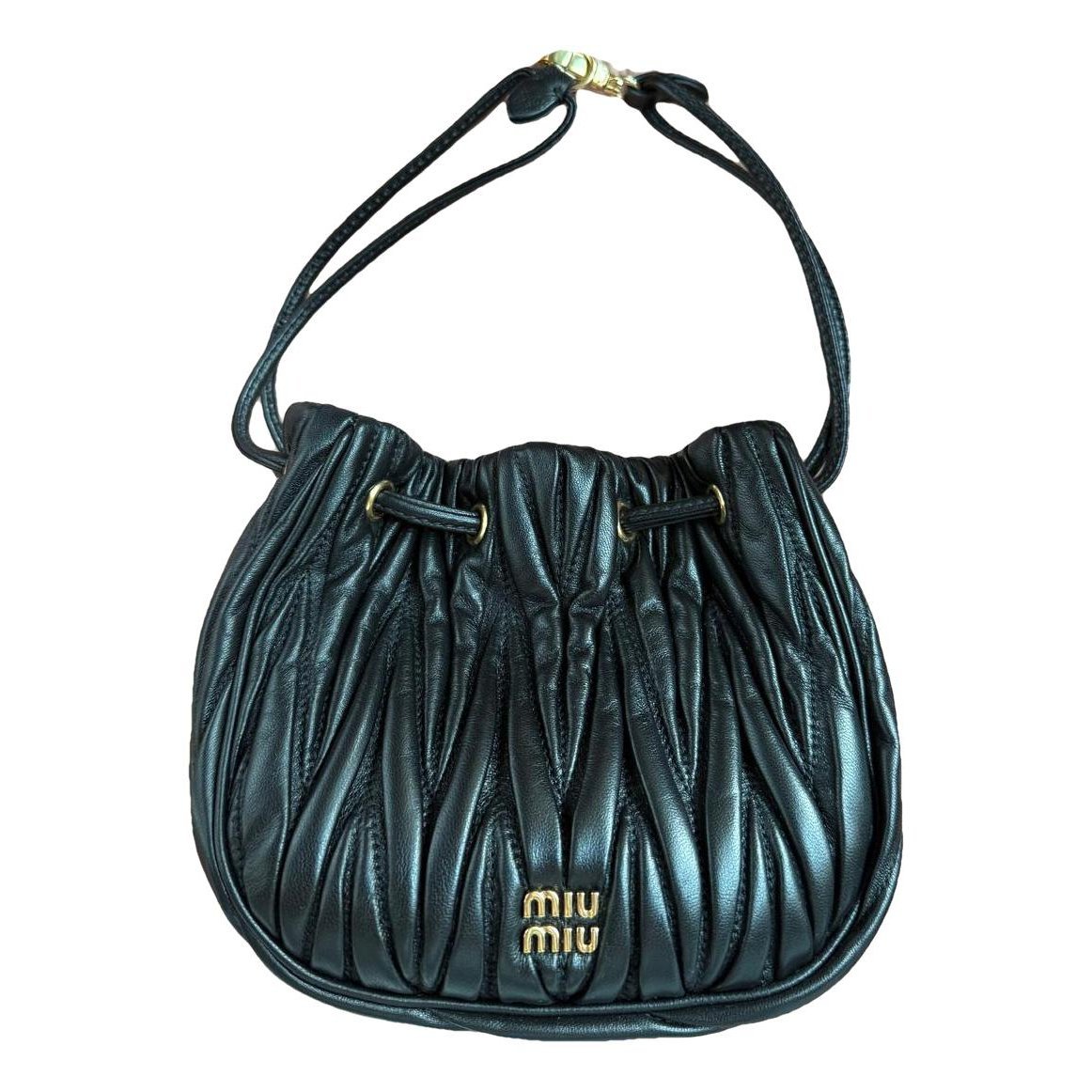 Miu Wander leather handbag
