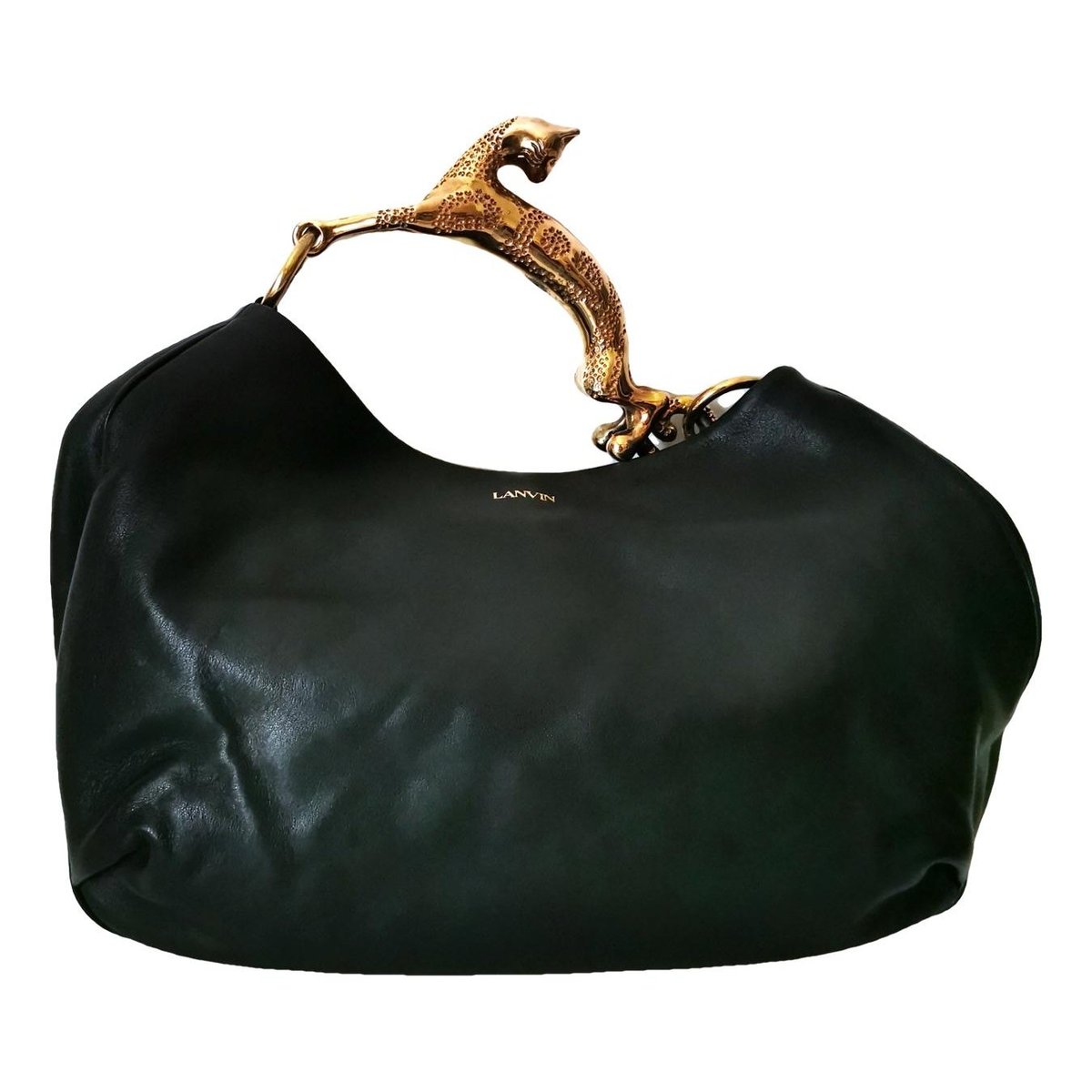 Pencil Chat leather handbag
