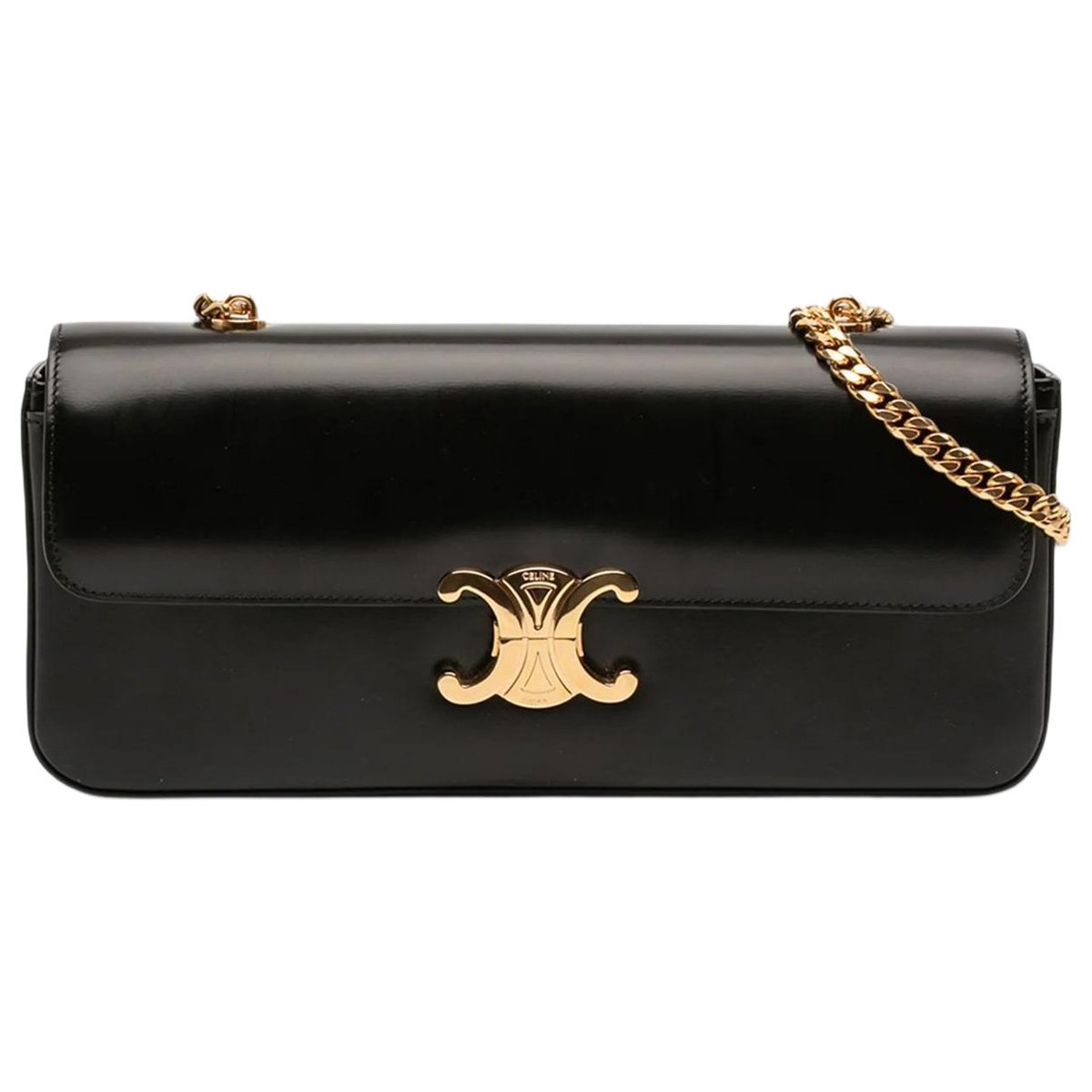 Triomphe leather handbag