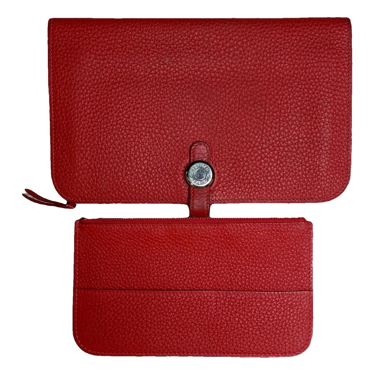Dogon leather clutch bag