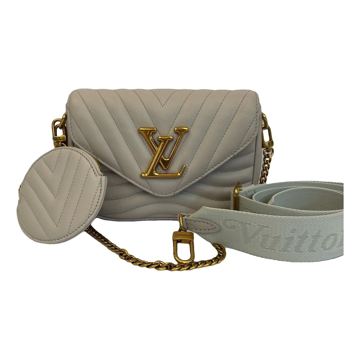 Multi-Pochette New Wave leather handbag