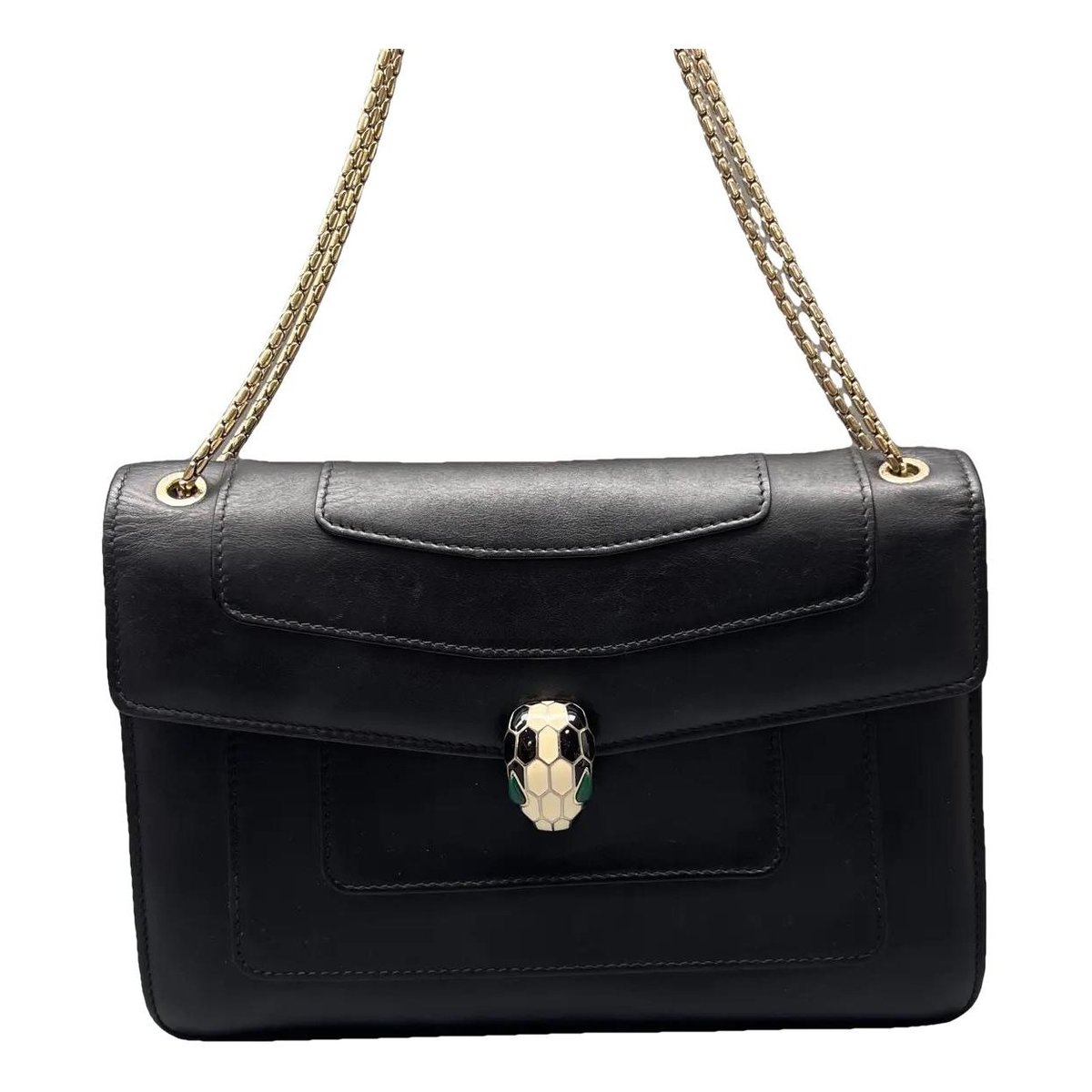 Serpenti leather crossbody bag