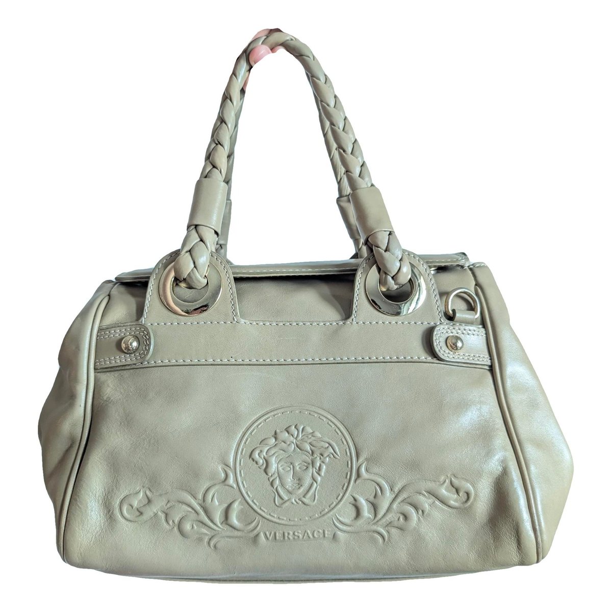 La Medusa leather handbag