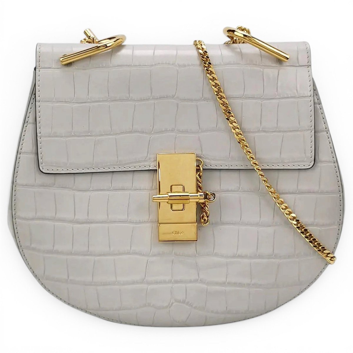 Drew leather crossbody bag