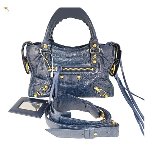 City leather mini bag