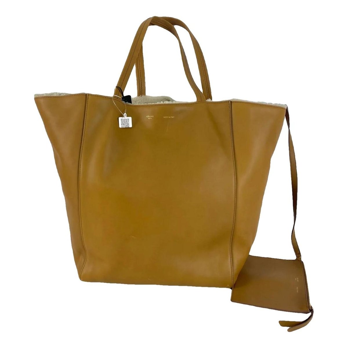 Cabas leather tote