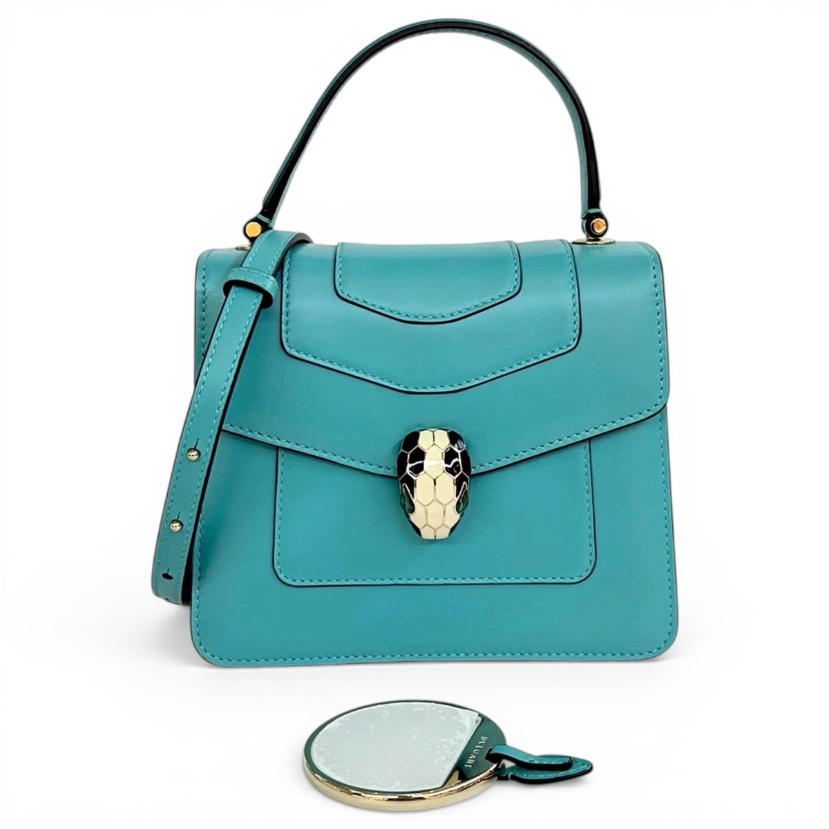 Serpenti leather crossbody bag