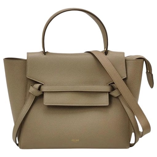 Belt leather crossbody bag
