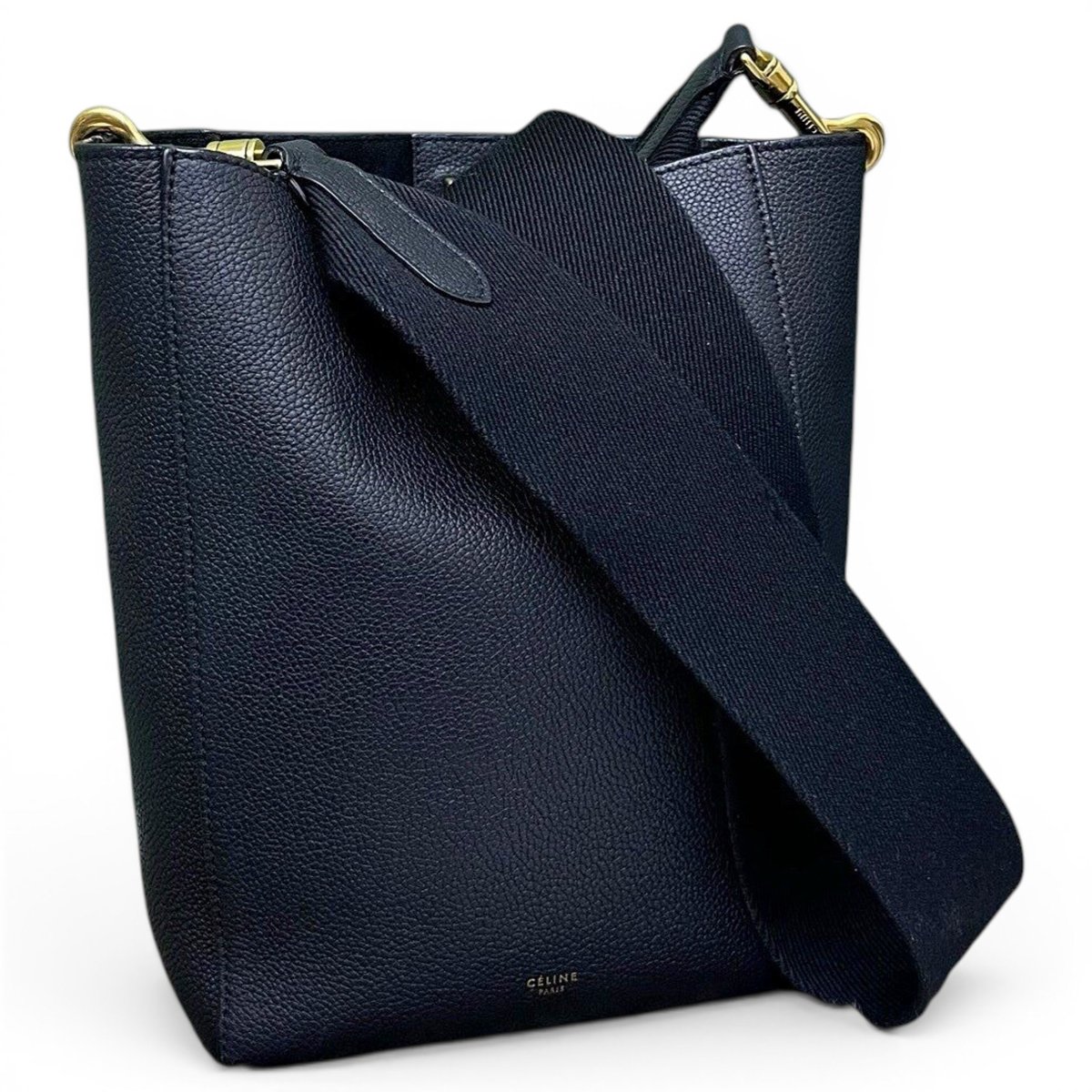 Seau Sangle leather tote