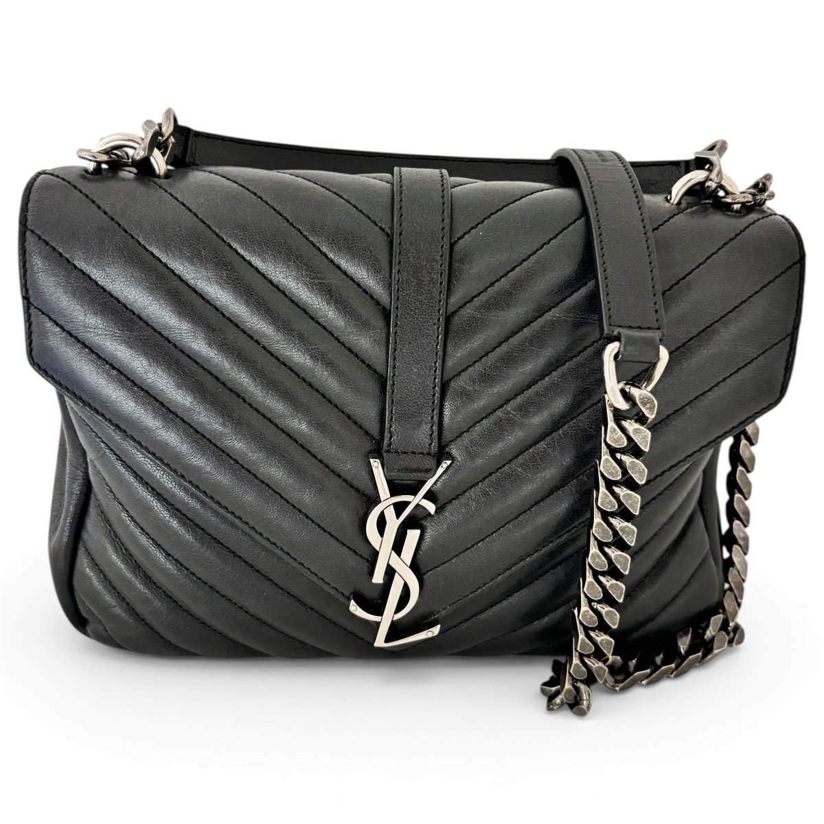 Collége monogramme leather handbag