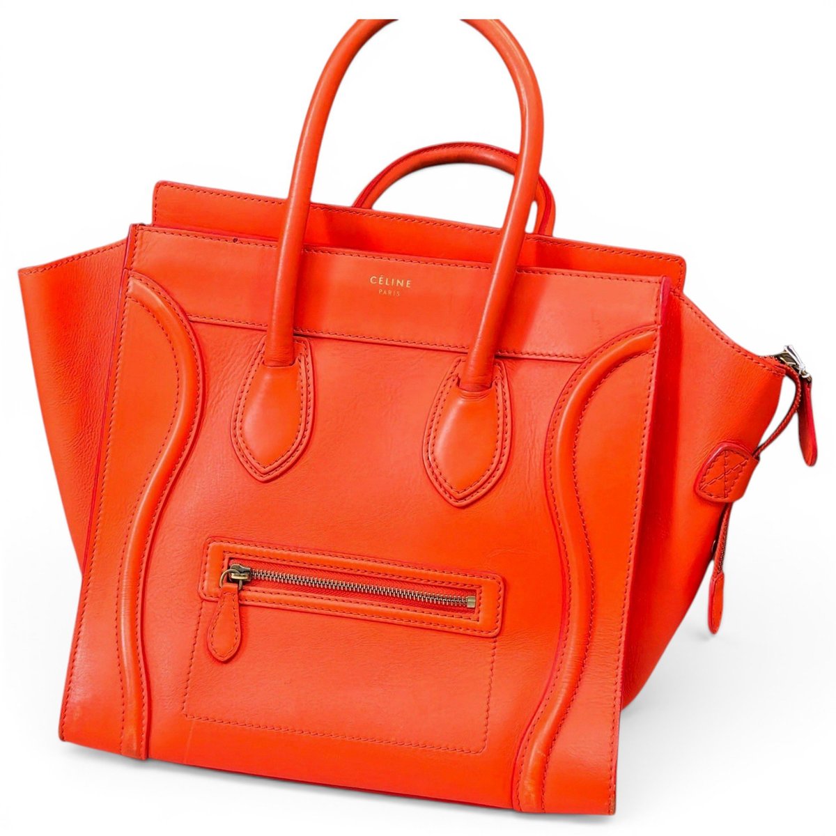 Luggage leather handbag