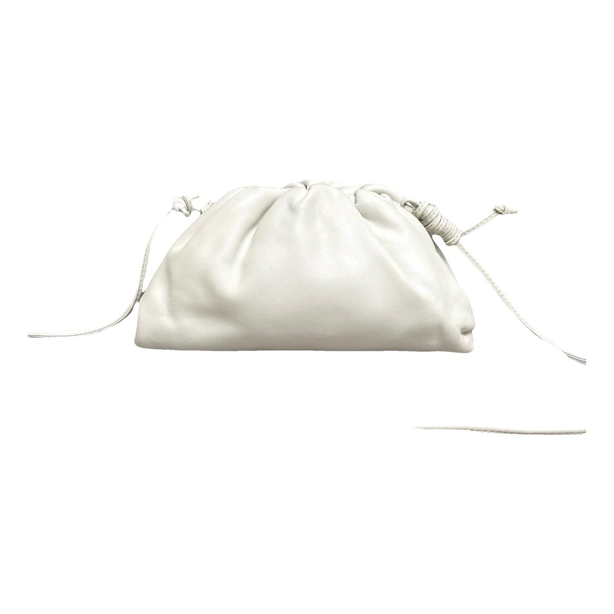 Pouch leather handbag