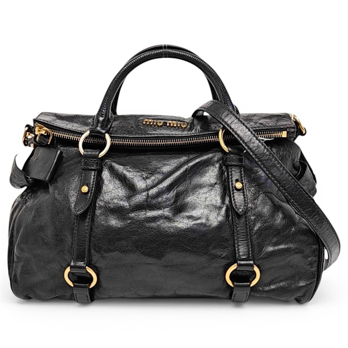 Vitello leather crossbody bag