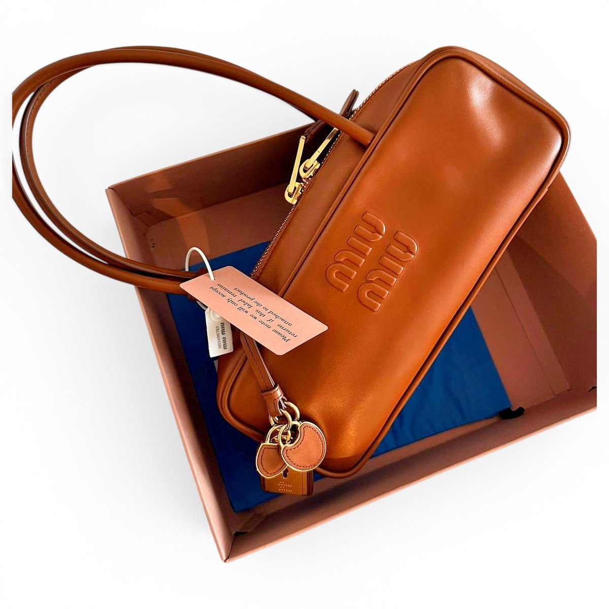 Beau leather handbag