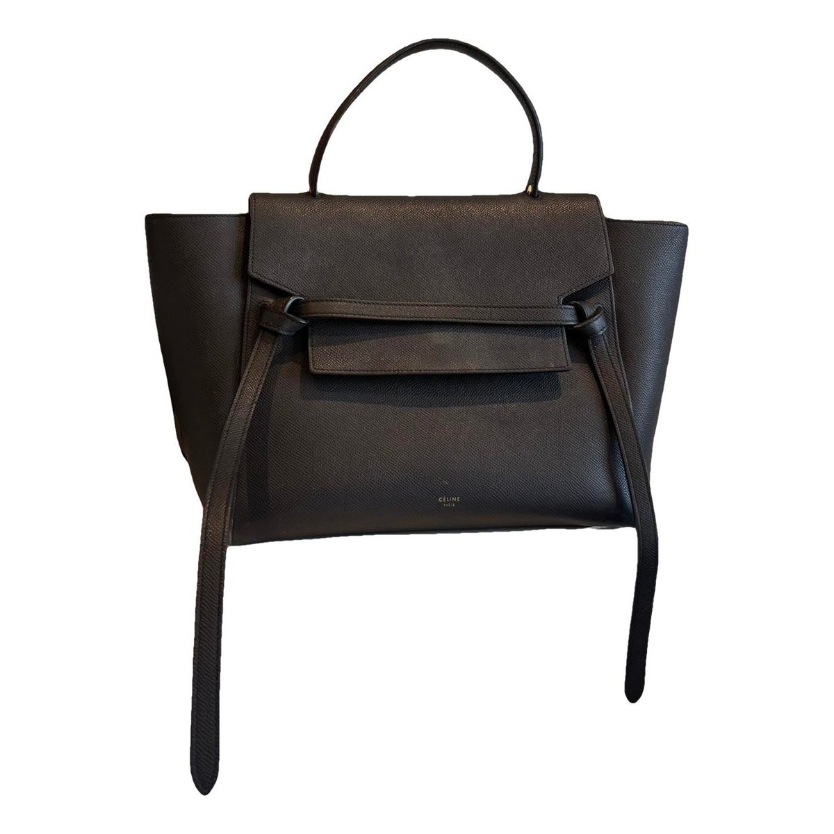 Belt leather handbag