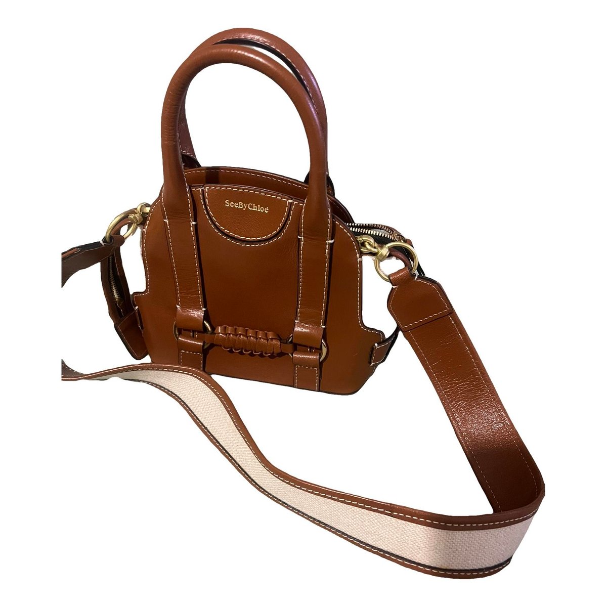 Leather handbag