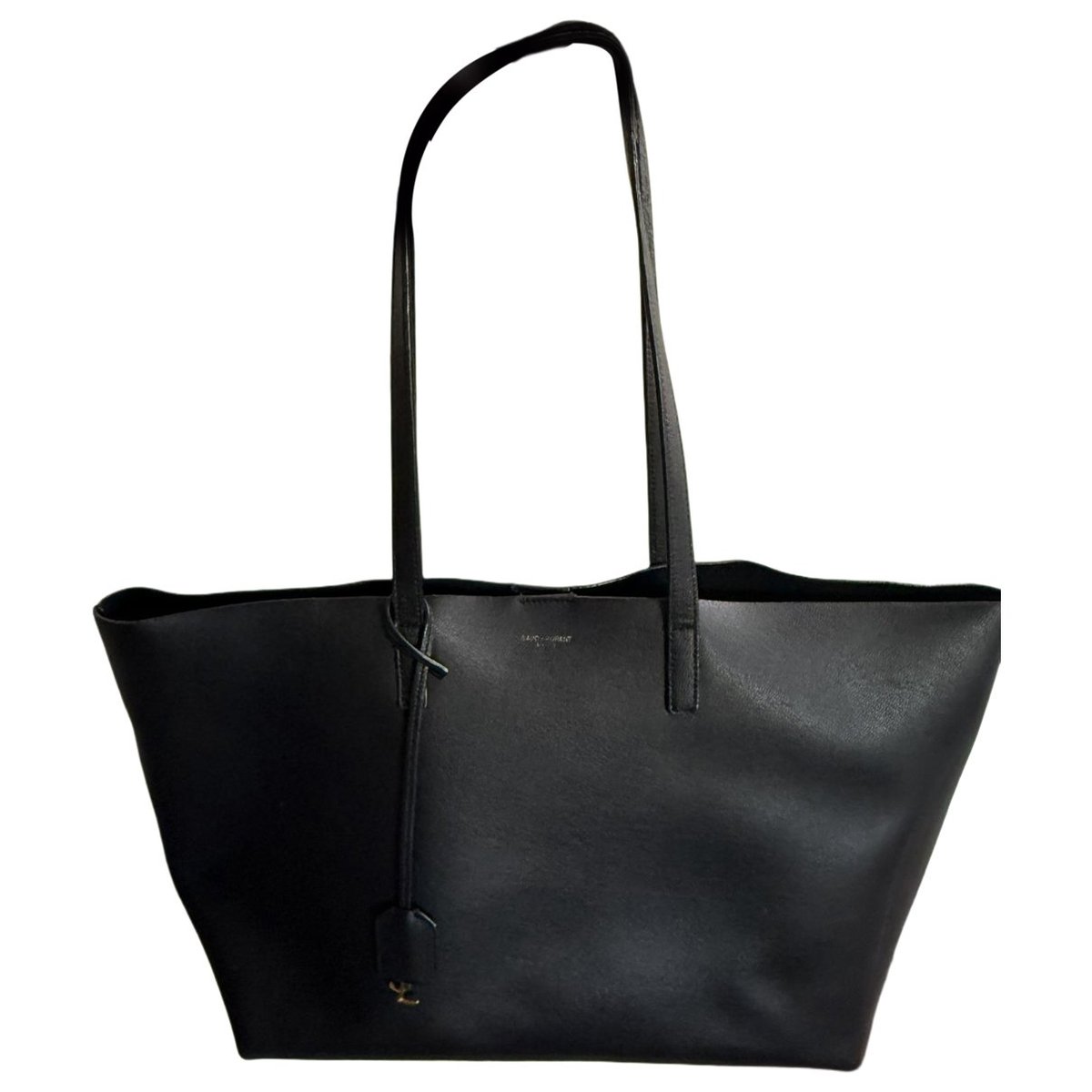 Shopping leather handbag