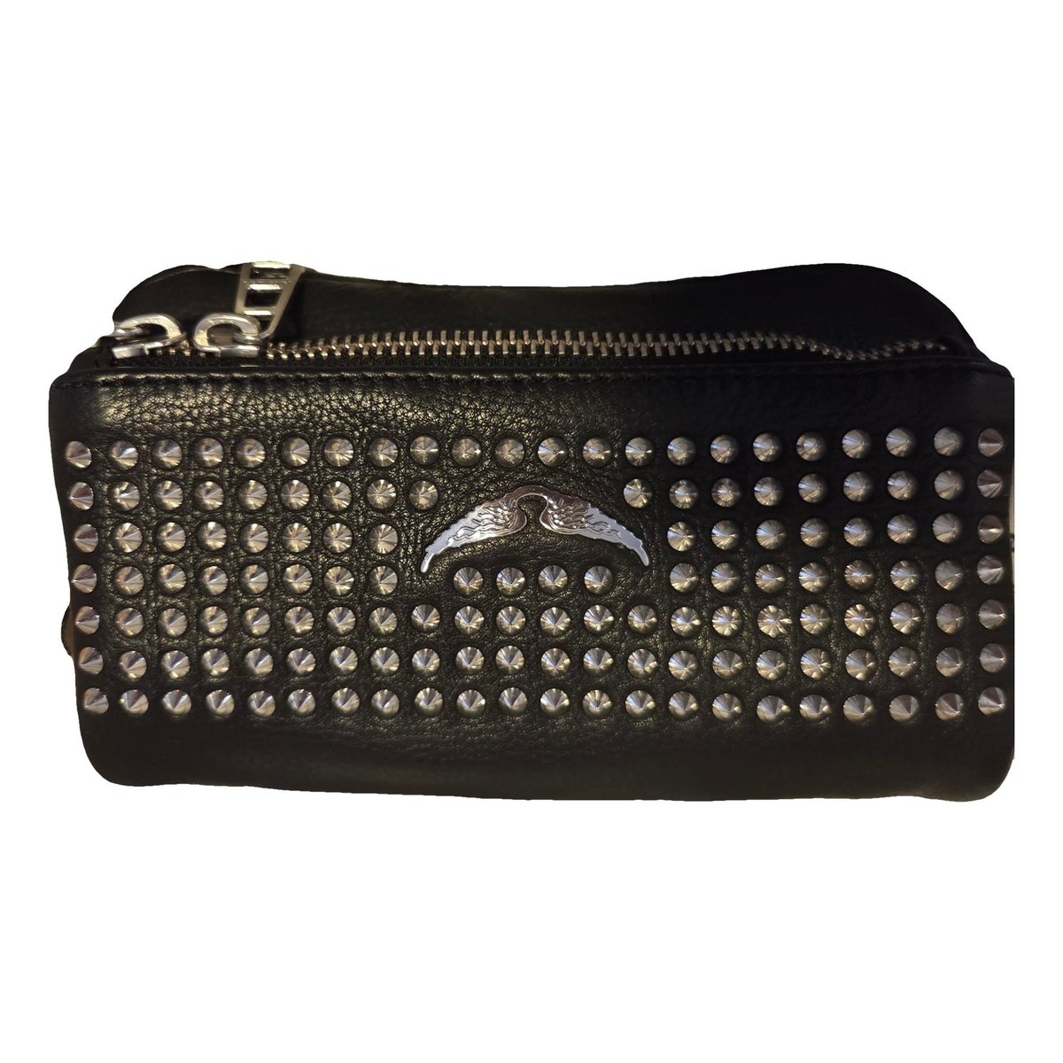 Rock leather crossbody bag