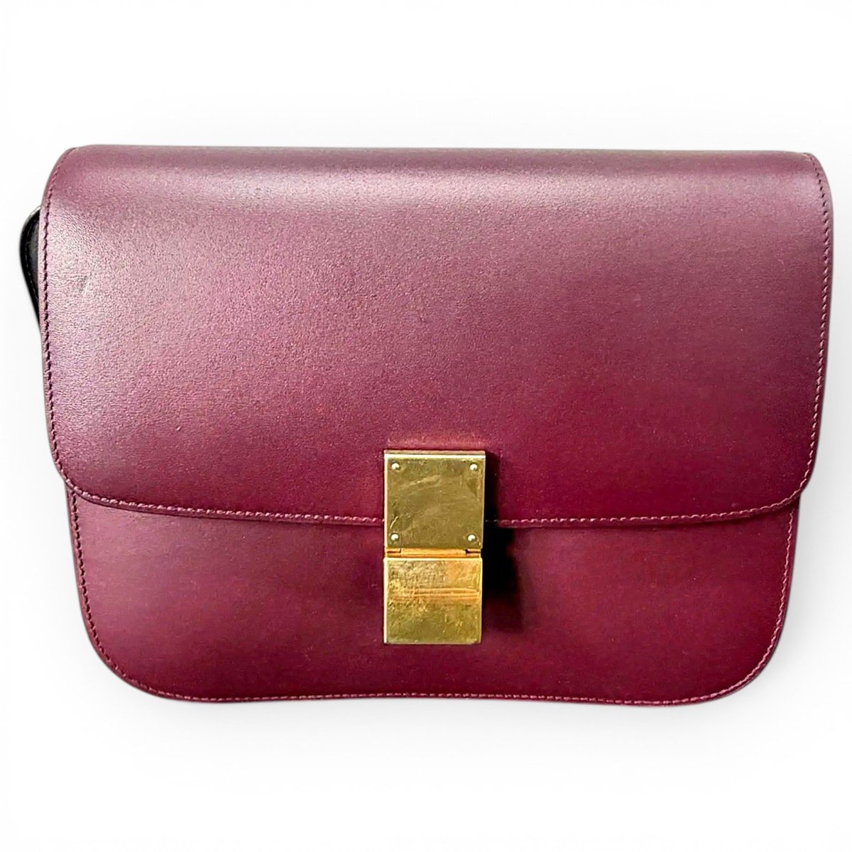 Classic leather crossbody bag