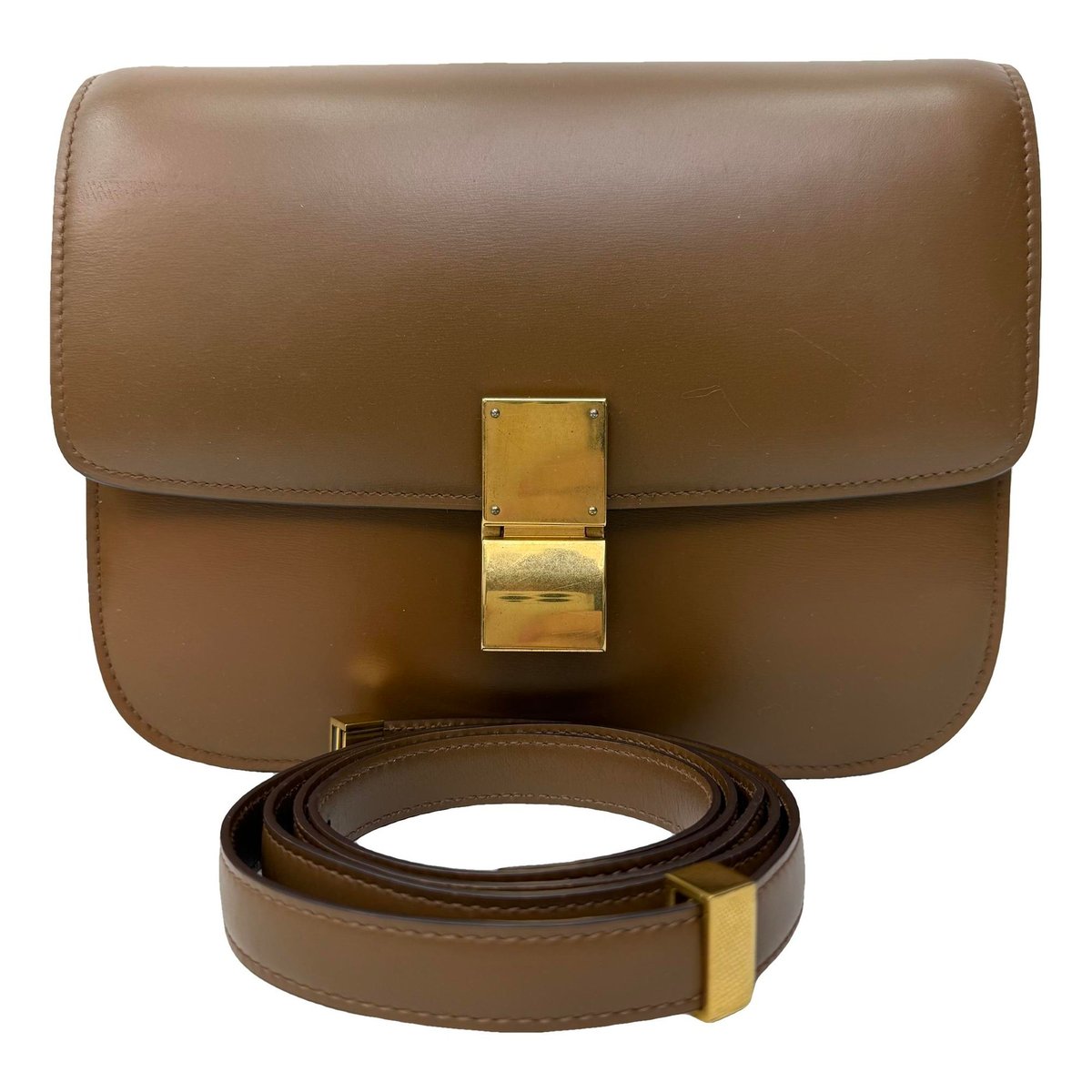Classic leather handbag