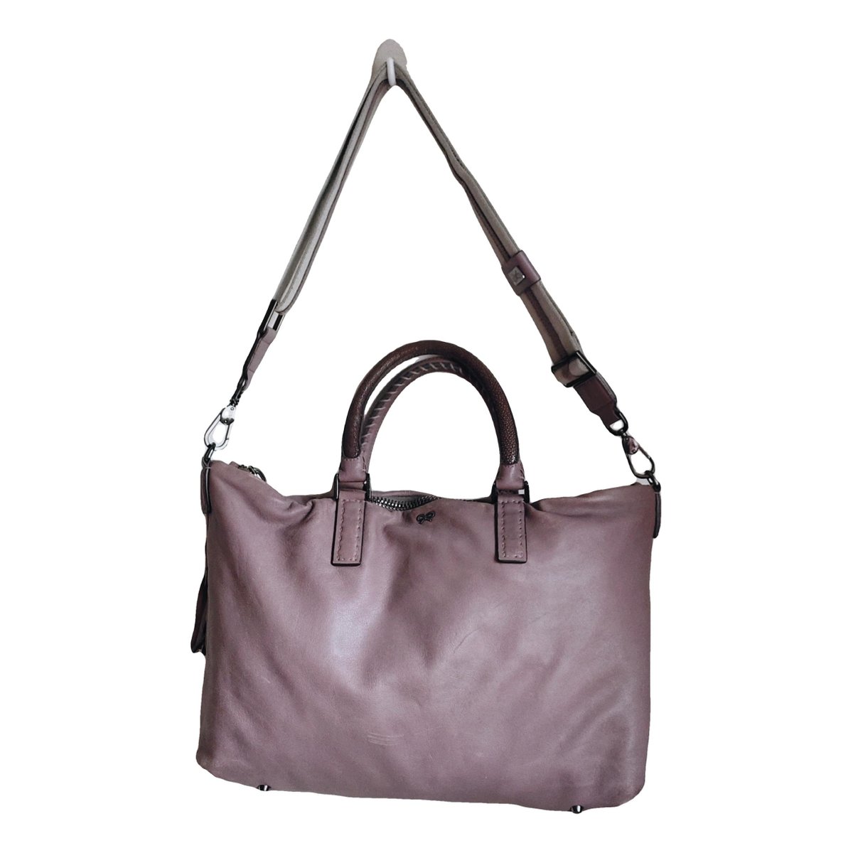 Leather tote