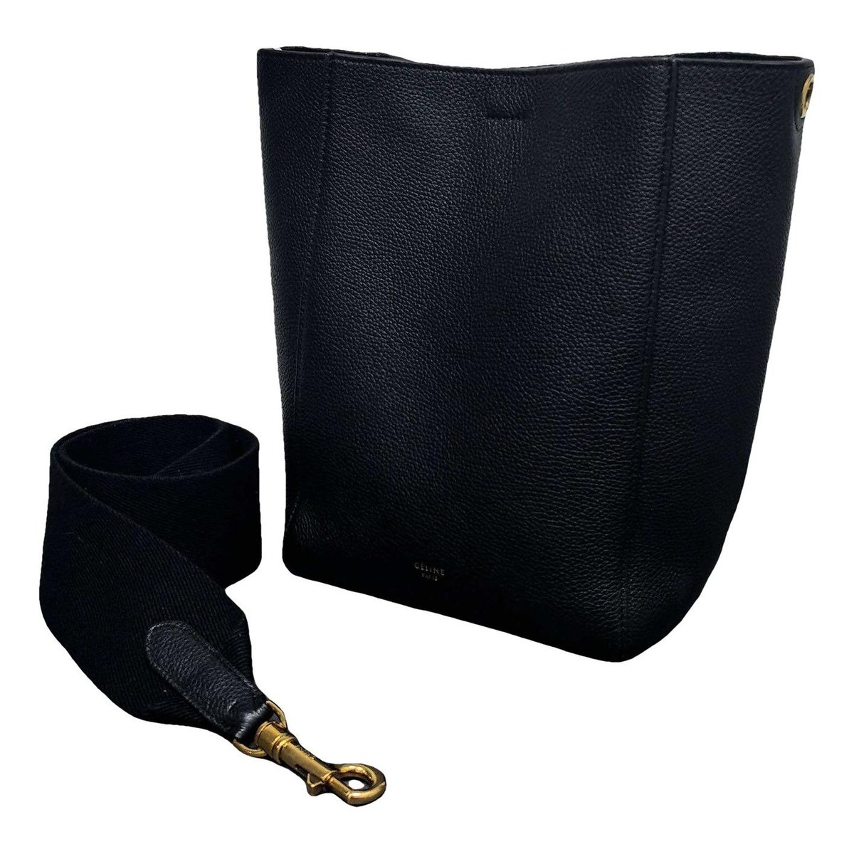 Seau Sangle leather tote