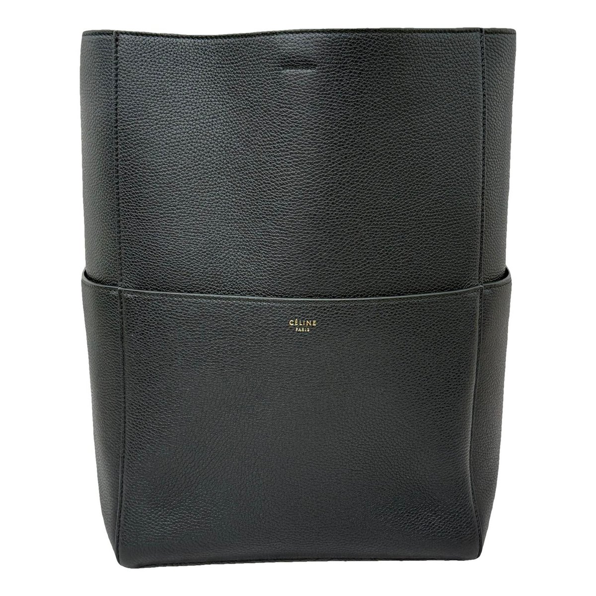 Seau Sangle leather handbag