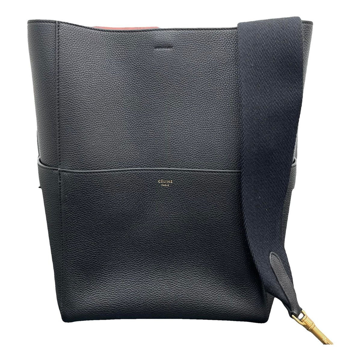Seau Sangle leather handbag