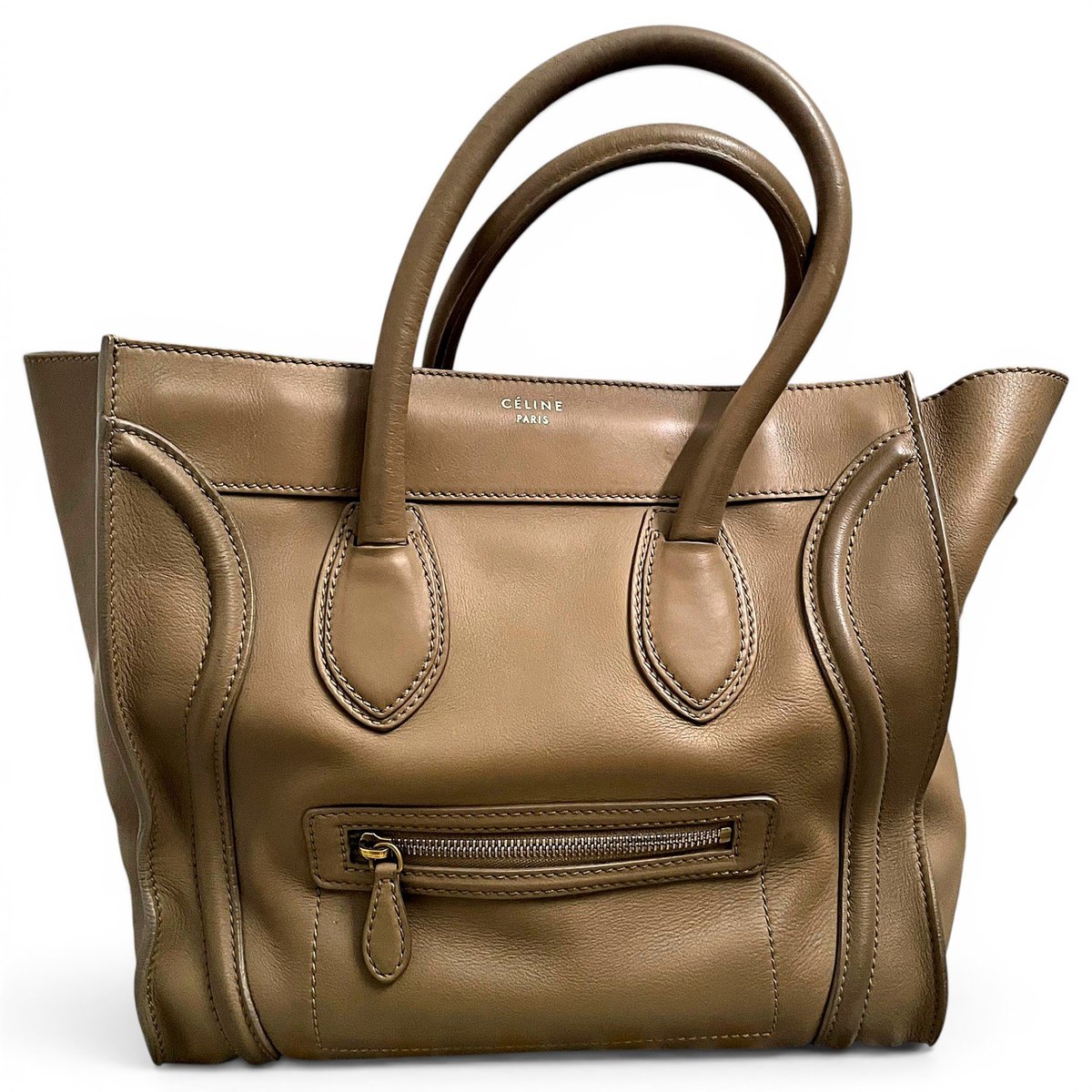 Luggage leather handbag
