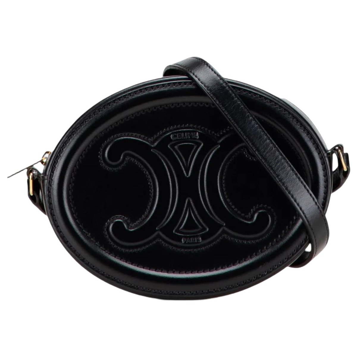 Triomphe leather crossbody bag