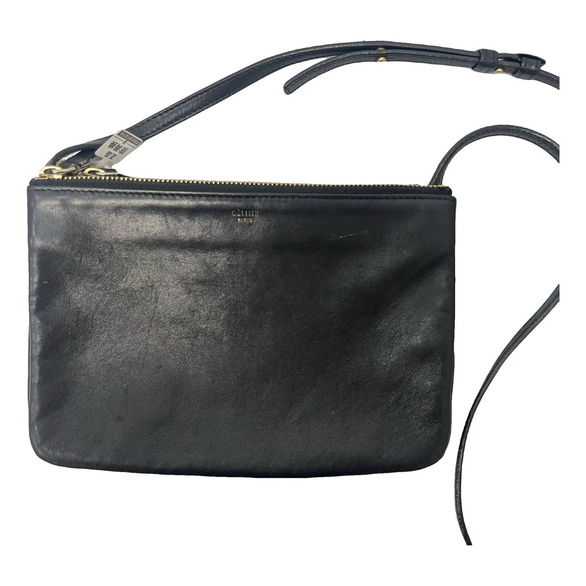 Trio leather crossbody bag