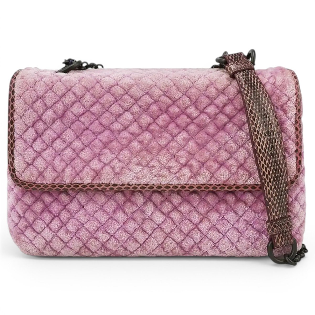 Olimpia velvet handbag