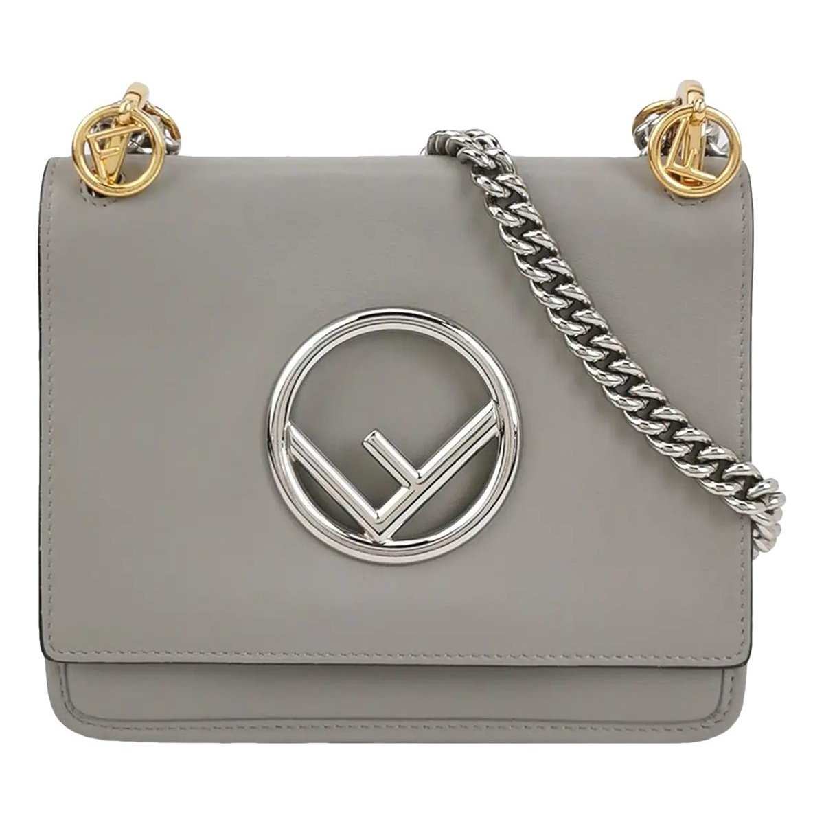 Kan I Logo leather handbag