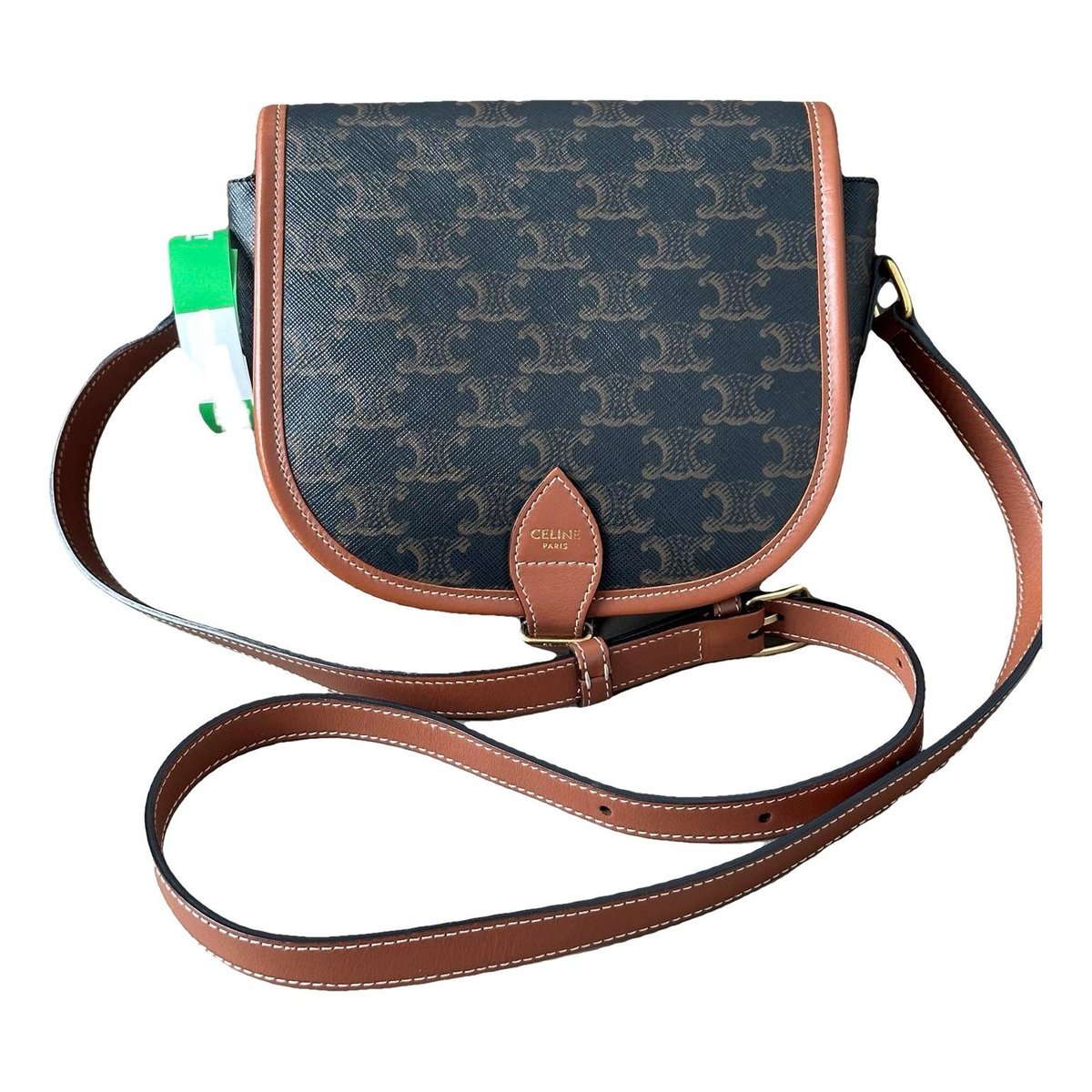Folco vinyl crossbody bag