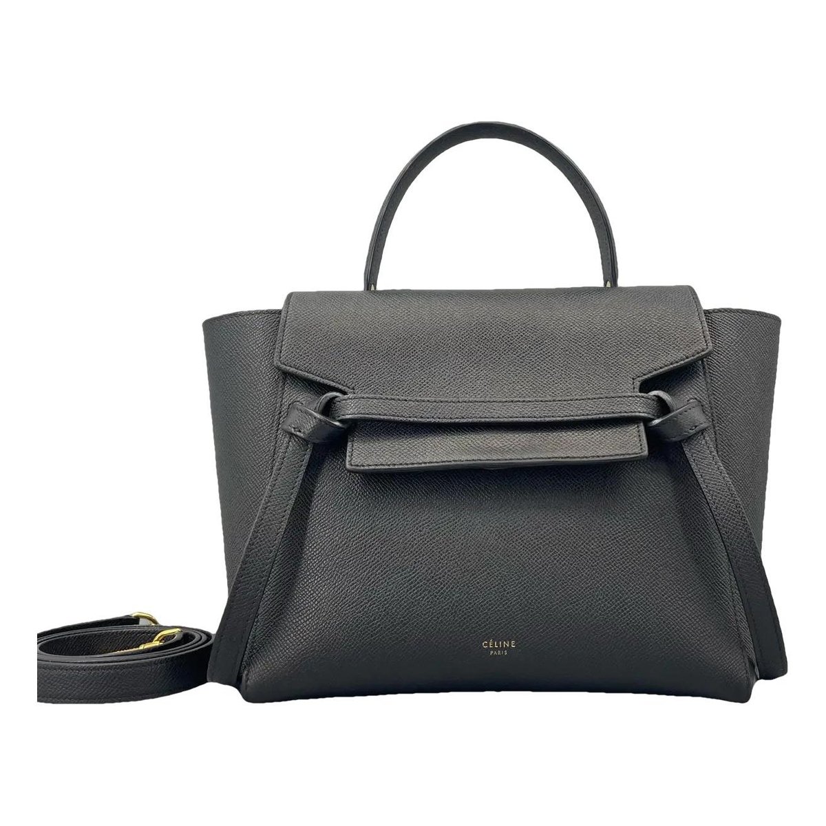 Belt leather handbag
