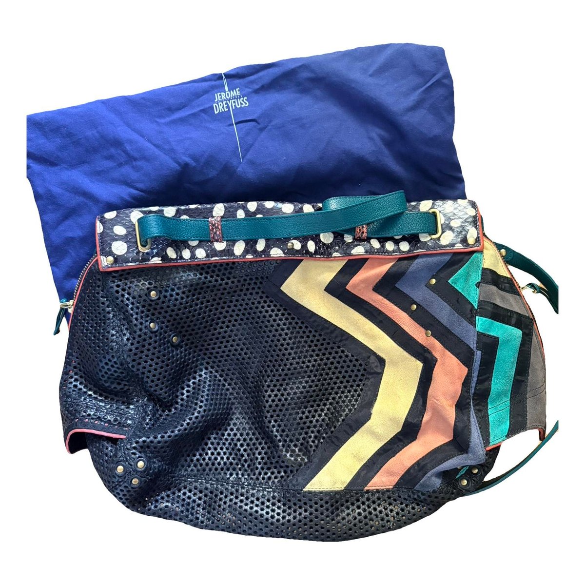 Carlos leather tote