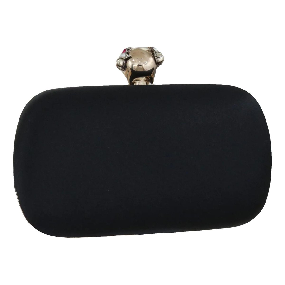 Knuckle silk clutch bag