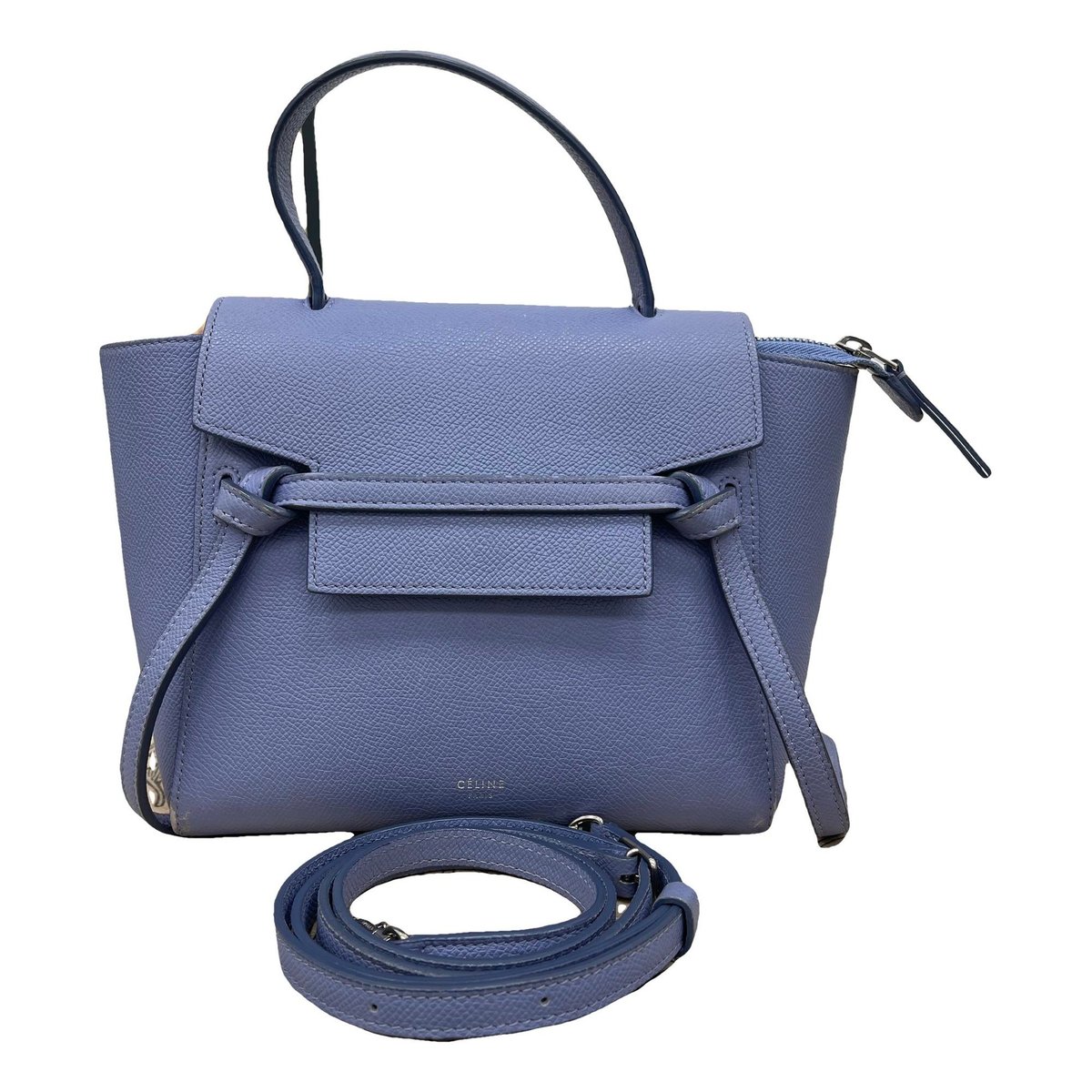 Belt leather handbag