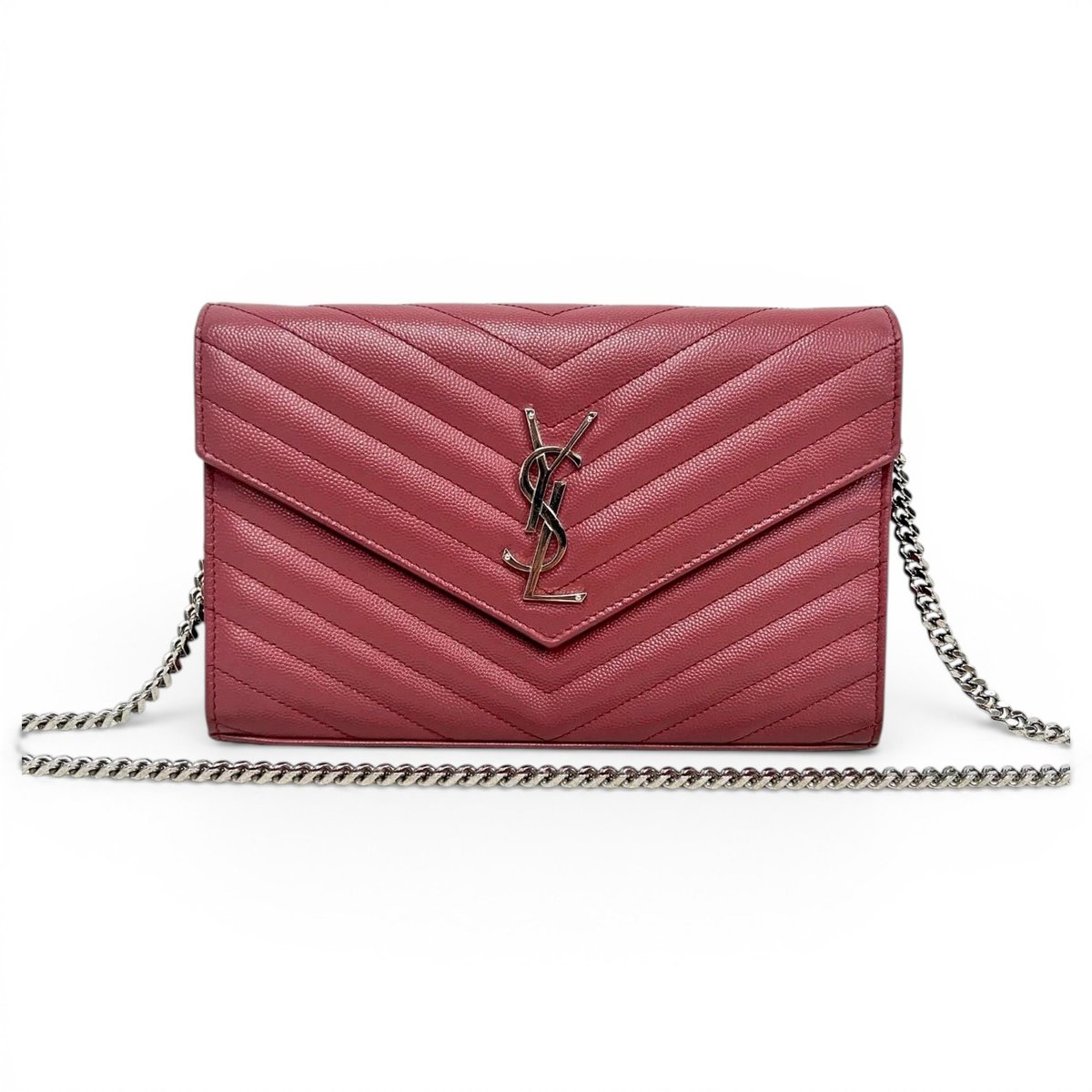 Envelope leather handbag