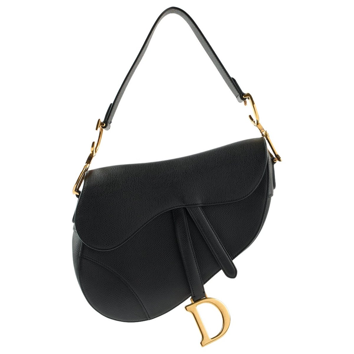 Saddle leather handbag