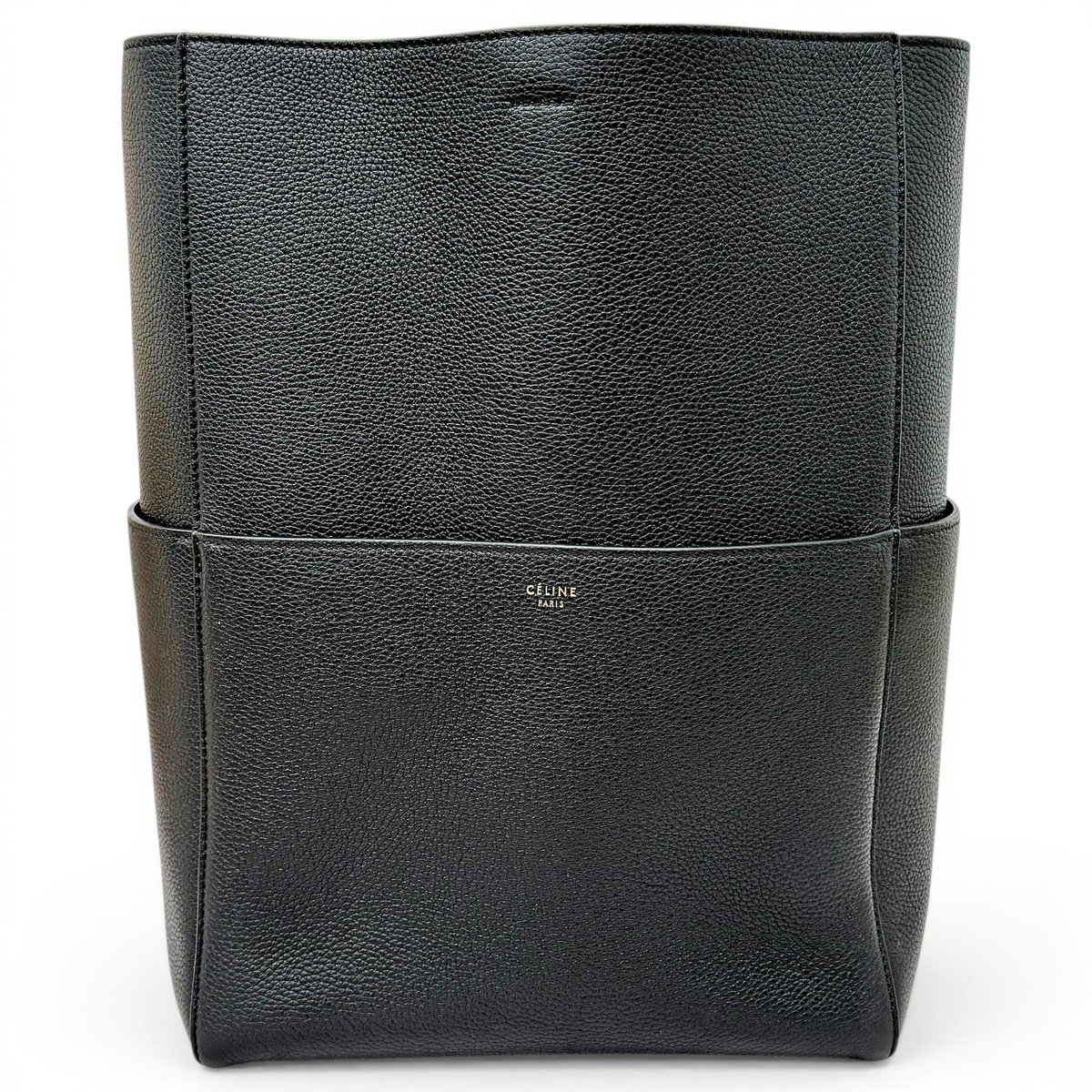 Seau Sangle leather handbag